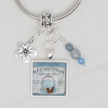 Blue Mountain Hydrangea Floss Ring