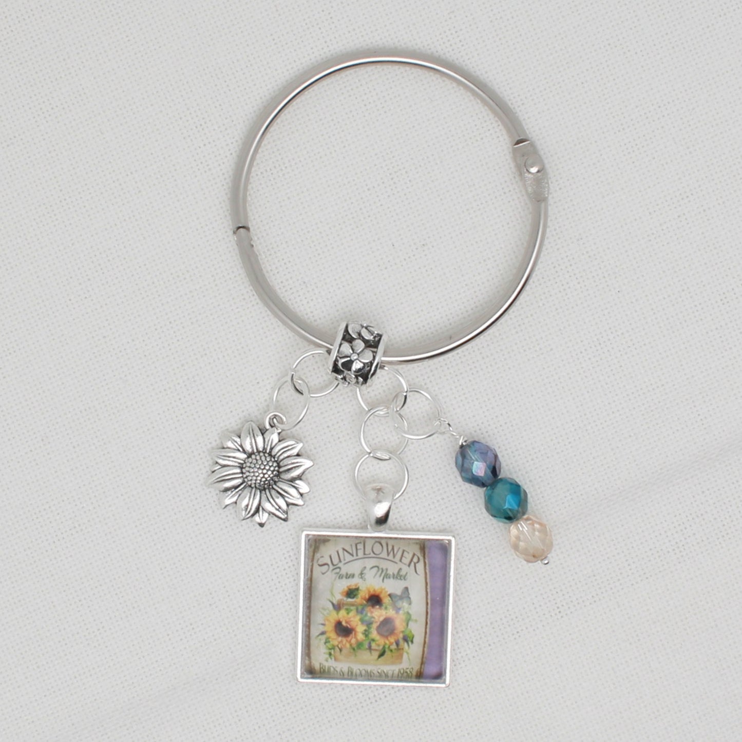 Sunflower Floss Ring