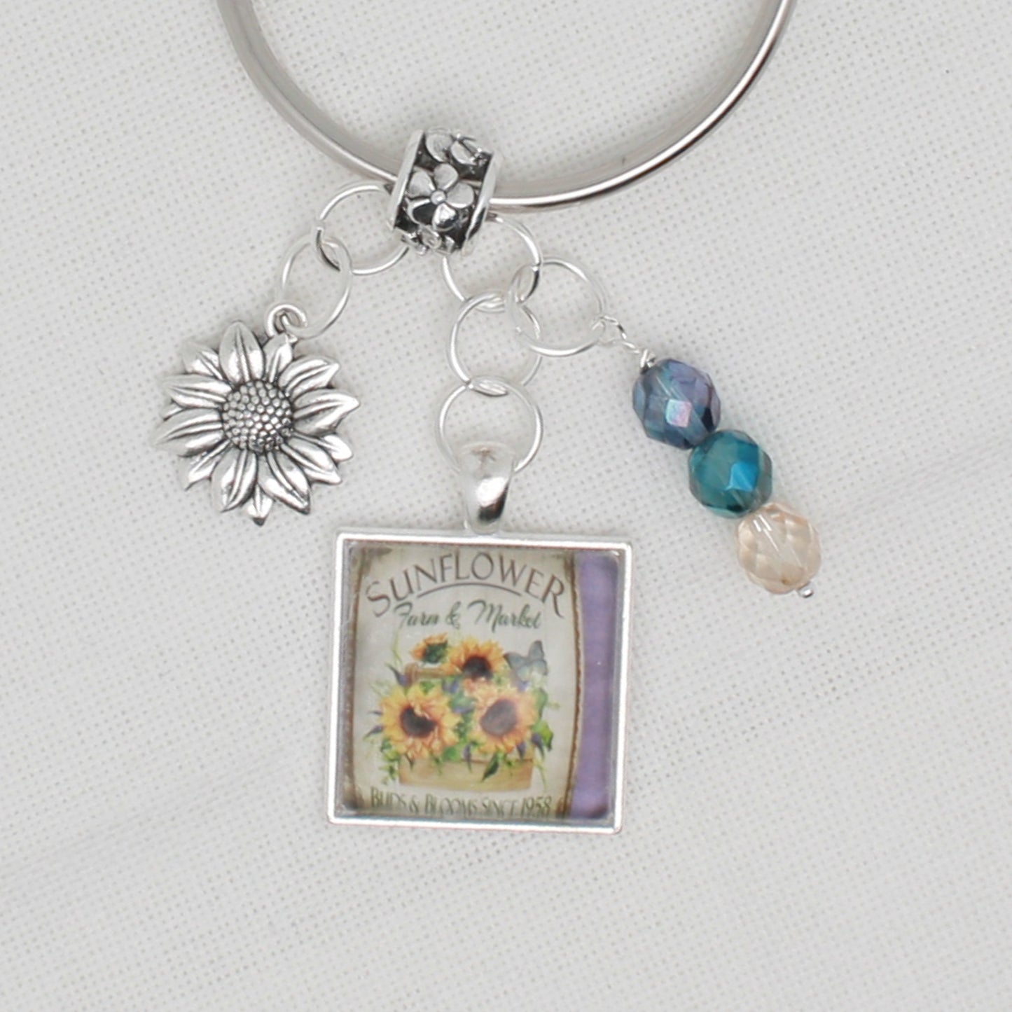 Sunflower Floss Ring