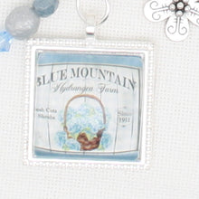Blue Mountain Hydrangea Zipper Pull/Mini-Fob