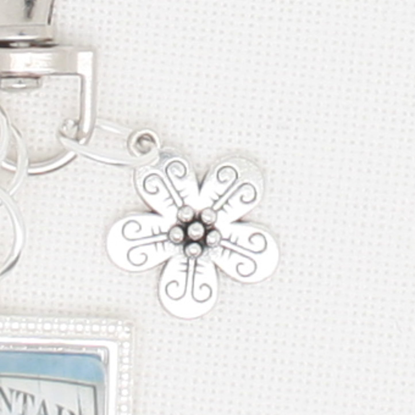 Blue Mountain Hydrangea Zipper Pull/Mini-Fob