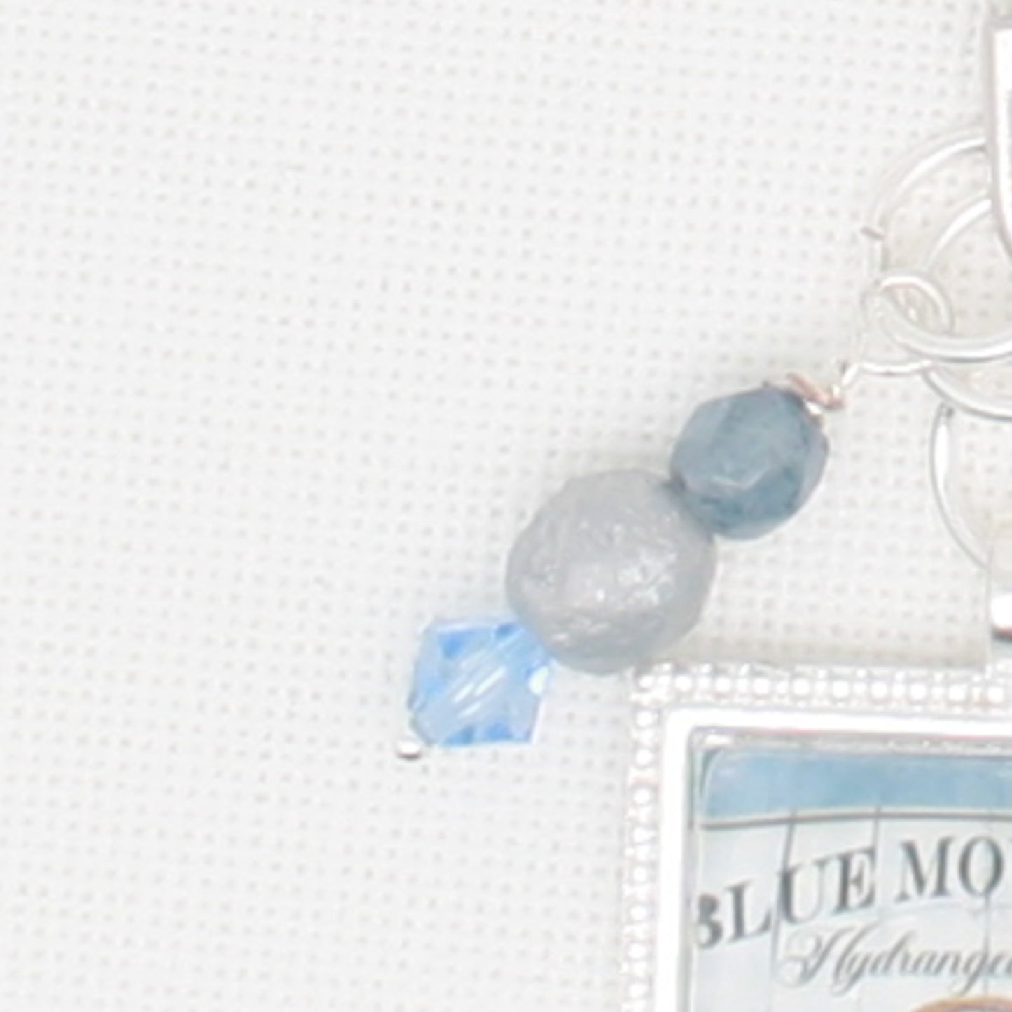 Blue Mountain Hydrangea Zipper Pull/Mini-Fob