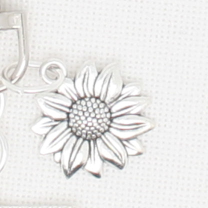 Sunflower Zipper Pull/ Mini- Fob