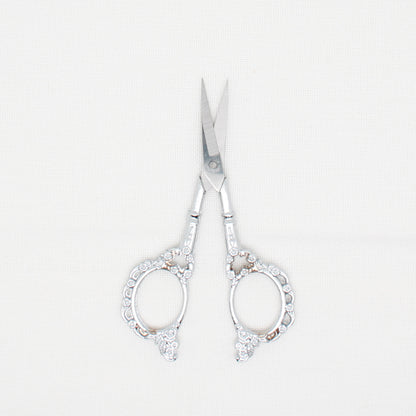 Silver Antique Style Embroidery Scissors