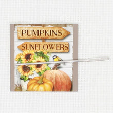 Pumpkin and Sunflower Needle Minder