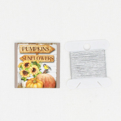 Pumpkin and Sunflower Needle Minder