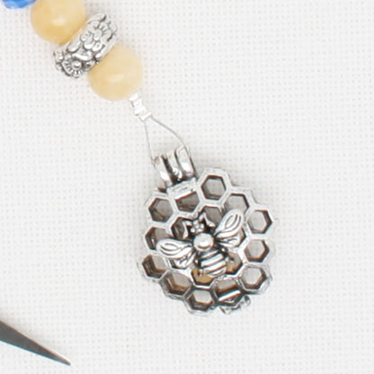 Honey Bee Scissor Fob