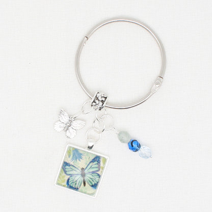 Blue Butterfly Floss Ring