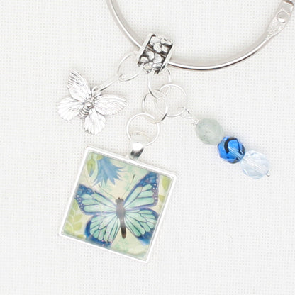 Blue Butterfly Floss Ring