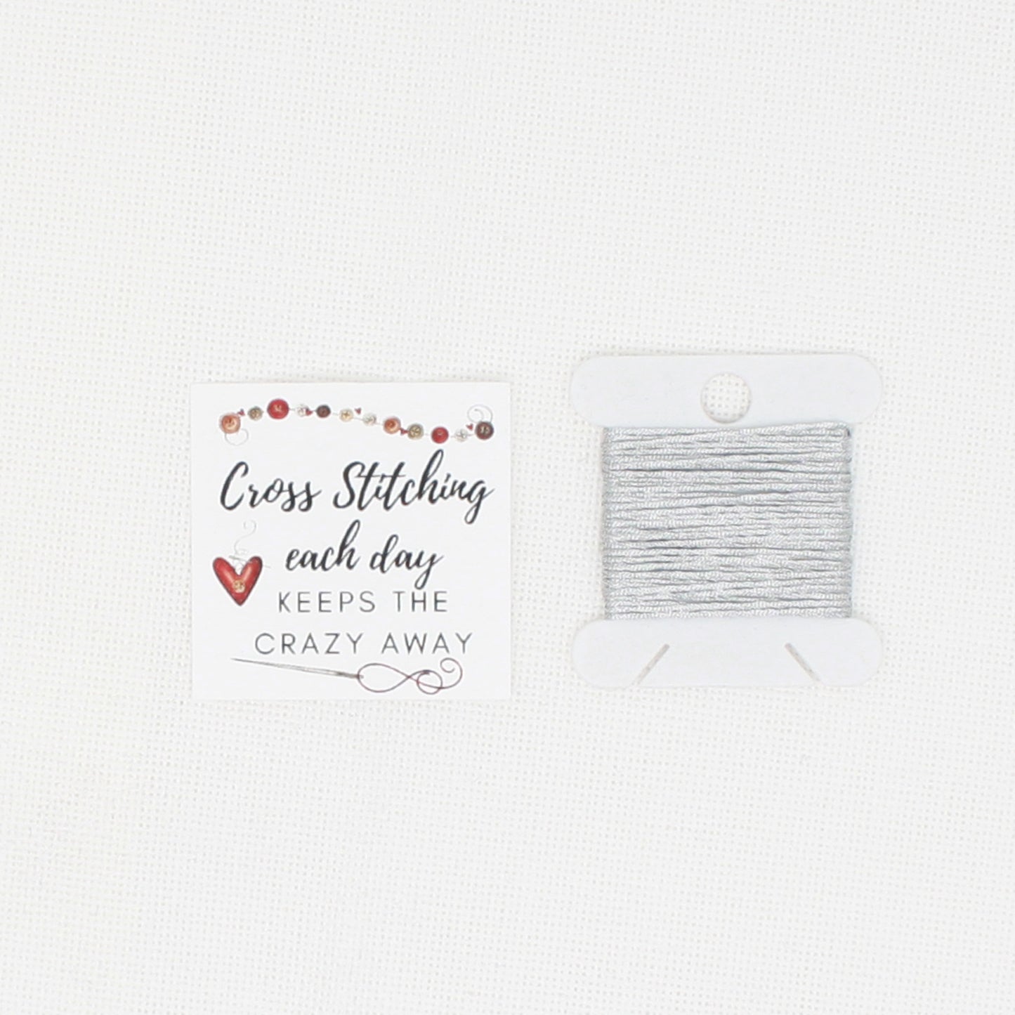 Cross Stitch Keeps The Crazies Away  Needle Minder