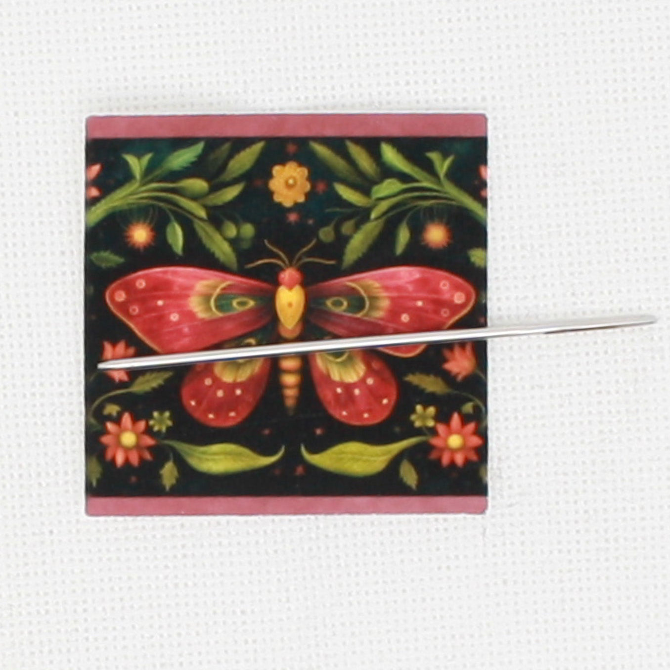 Red Butterfly  Needle Minder