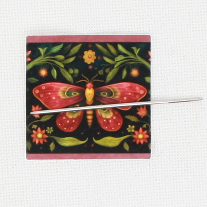 Red Butterfly  Needle Minder