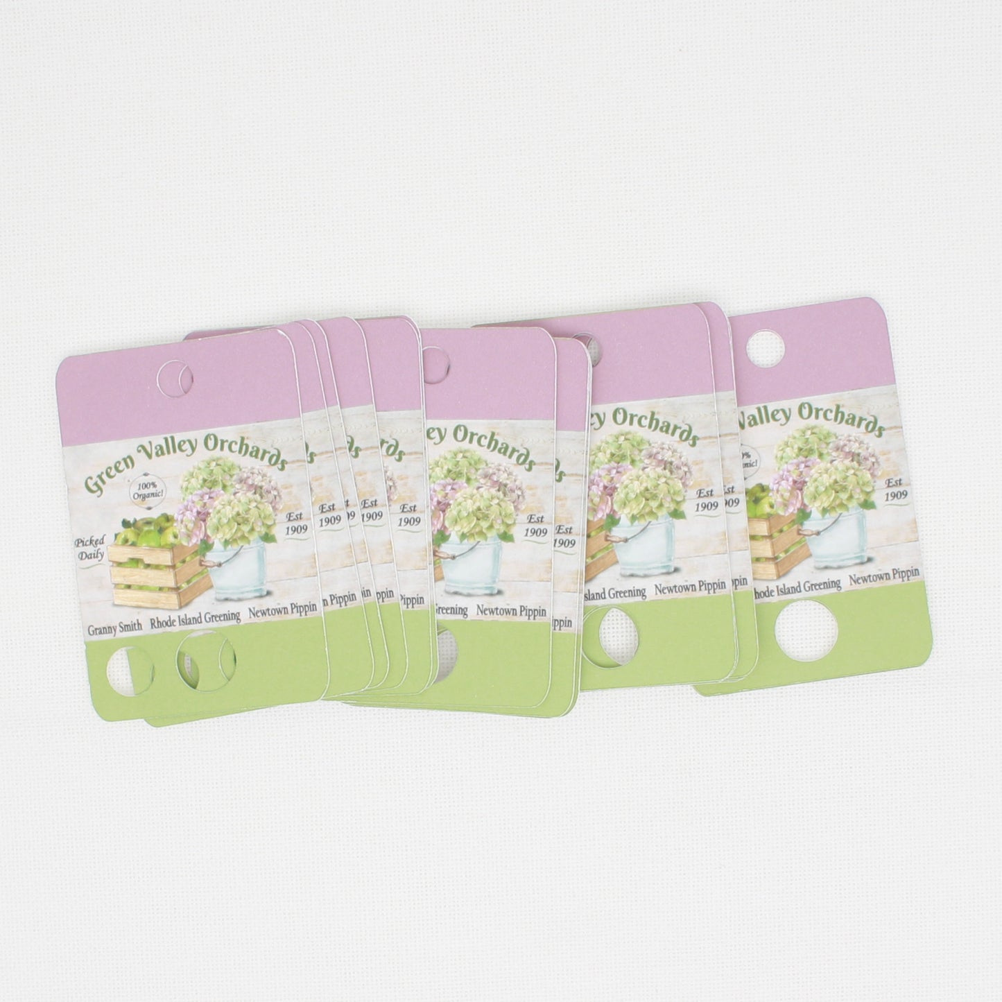 Green Valley Orchards Floss Cards.- Pack Of 20 Cards