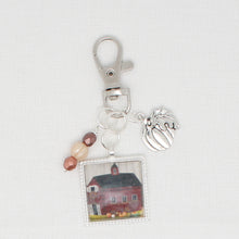 Fall Barn Zipper Pull/ Mini- Fob