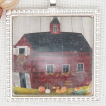 Fall Barn Zipper Pull/ Mini- Fob