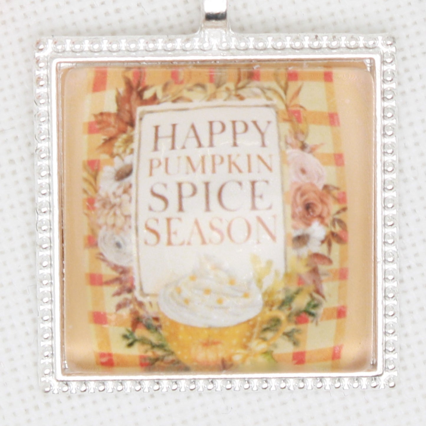 Pumpkin Spice Season Zipper Pull/ Mini- Fob
