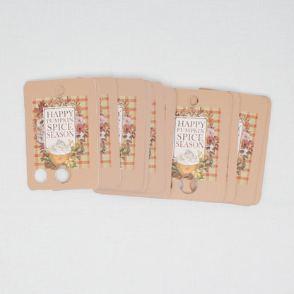 Pumpkin Spice Season Floss Cards.- Pack Of 20 Cards