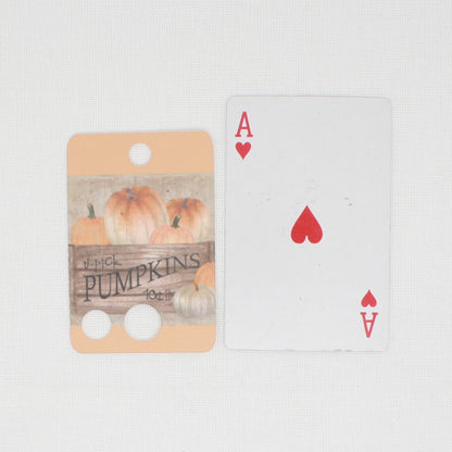Pick Your Pumpkin Floss Cards.- Pack Of 20 Cards