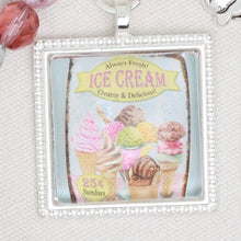 Ice Cream Zipper Pull/ Mini-Fob