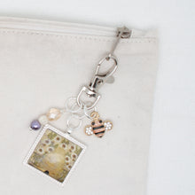 Bee Happy Zipper Pull/ Mini- Fob