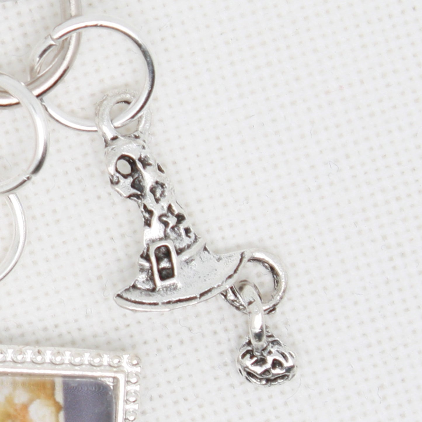 Witch Kitty Zipper Pull/ Mini- Fob