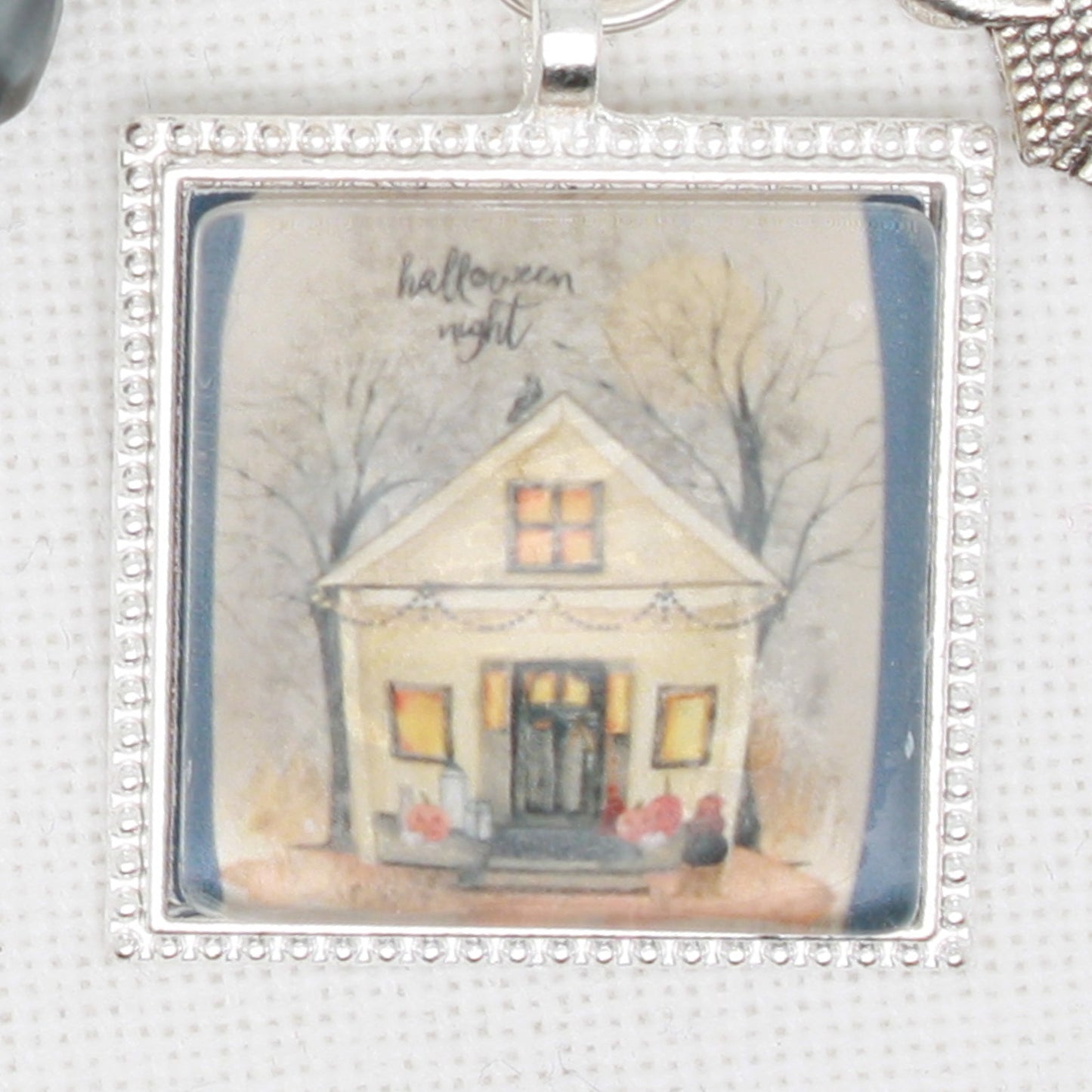 Halloween Night  Zipper Pull/ Mini- Fob