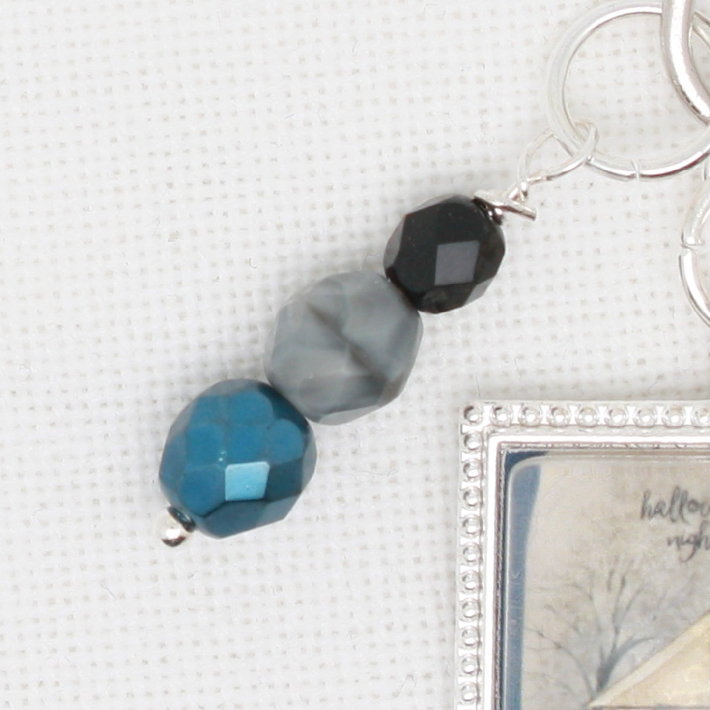 Halloween Night  Zipper Pull/ Mini- Fob
