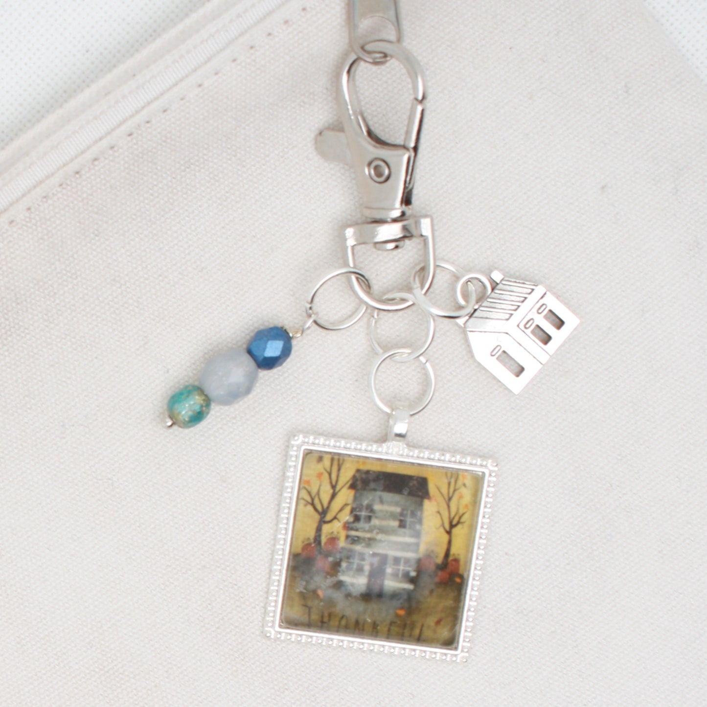 Be Ye Thankful  Zipper Pull/ Mini- Fob
