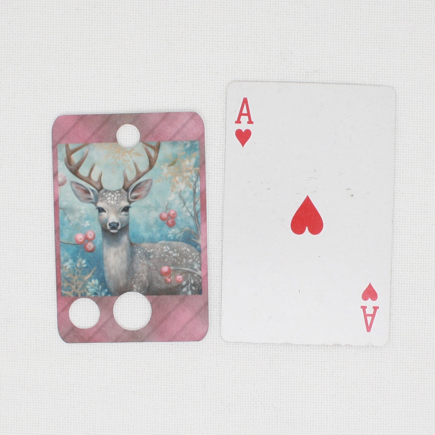 Christmas Reindeer Floss Cards.- Pack Of 20 Cards