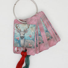 Christmas Reindeer Floss Cards.- Pack Of 20 Cards