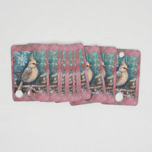 Christmas Bird  Floss Cards.- Pack Of 20 Cards