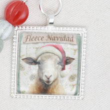Fleece Navidad  Zipper Pull/ Mini- Fob