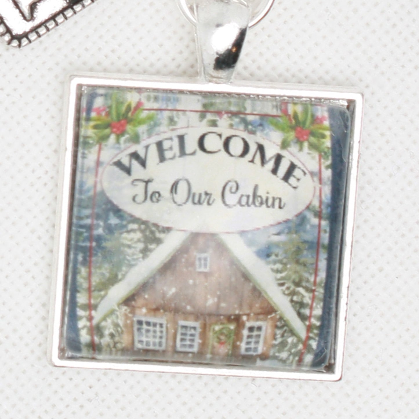 Welcome To Our Cabin Floss  Ring