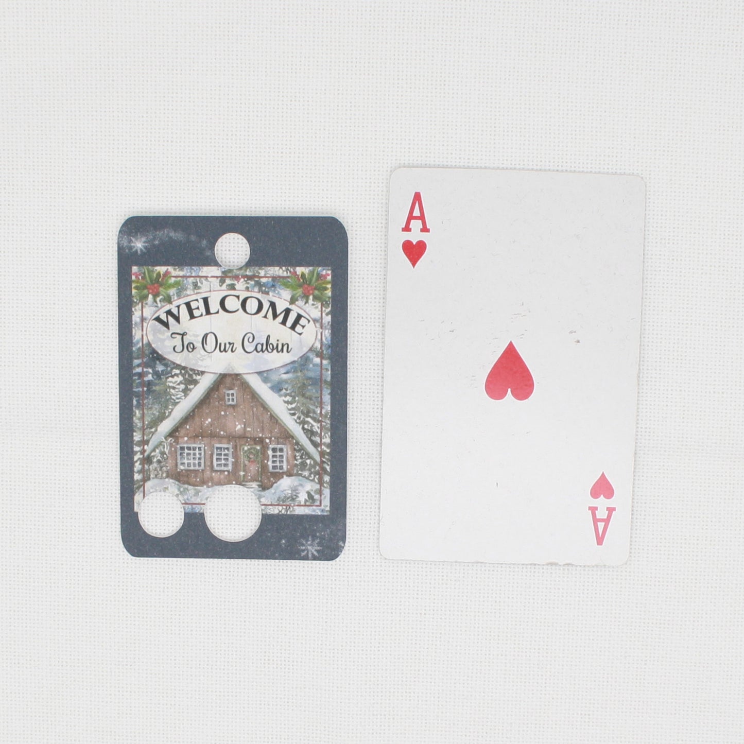 Welcome To Our Cabin Floss Cards.- Pack Of 20 Cards