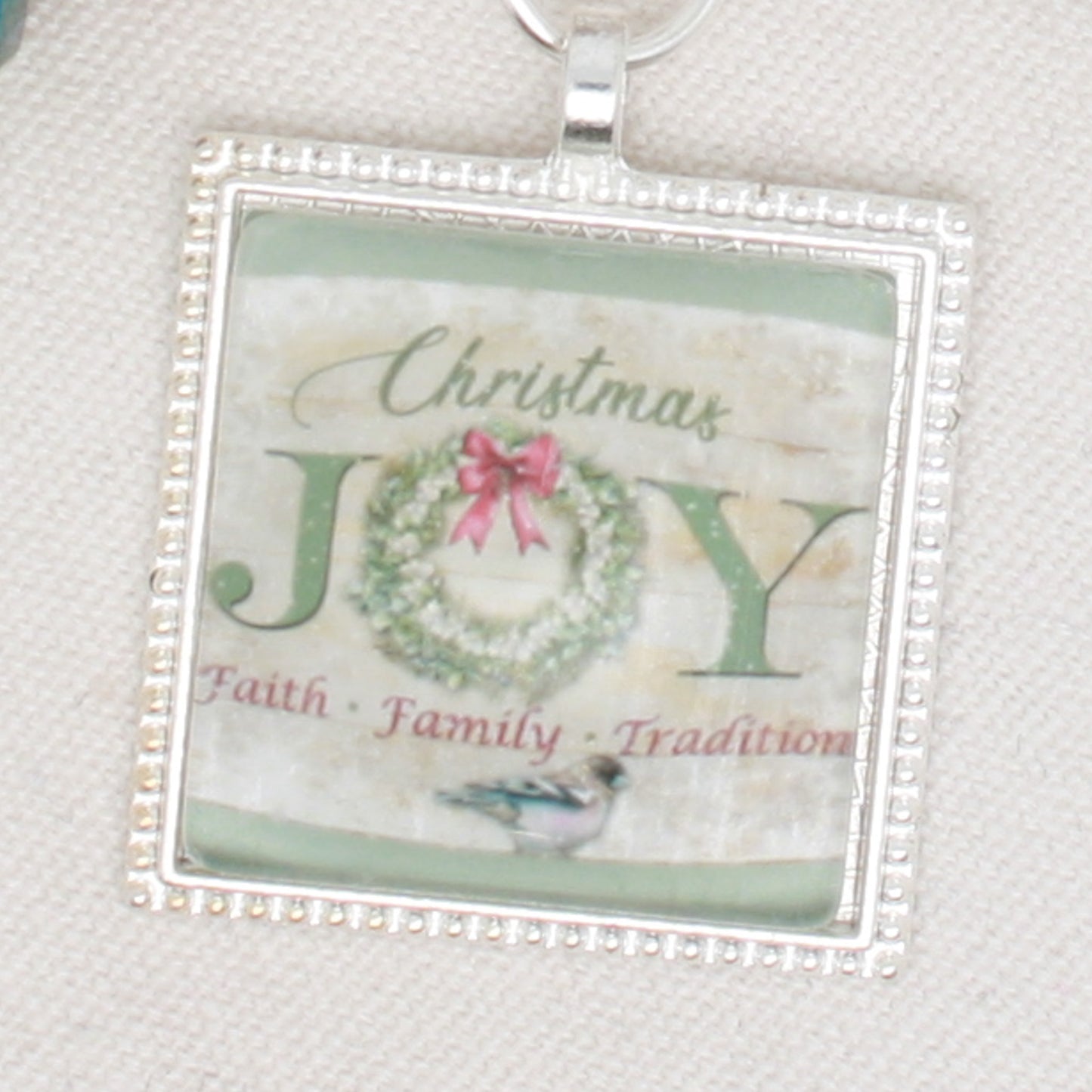 Christmas Joy To All Zipper Pull/ Mini- Fob