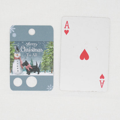 Merry Christmas To All Floss Cards.- Pack Of 20 Cards