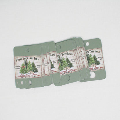 Christmas Tree Farm Floss Cards.- Pack Of 20 Cards