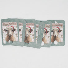 Fleece Navidad  Floss Cards.- Pack Of 20 Cards