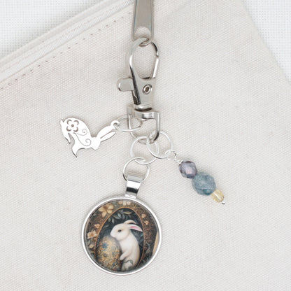 Golden Egg Animals Bunny Zipper Pull/Mini-Fob