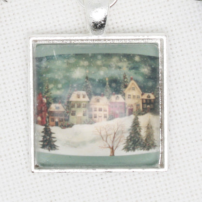 Christmas Village Floss Ring