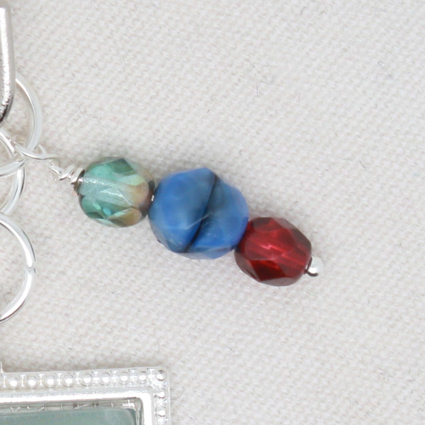 Christmas Village Zipper Pull/ Mini-Fob