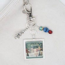 Christmas Village Zipper Pull/ Mini-Fob