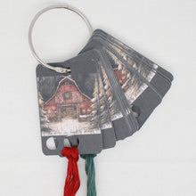 Christmas Barn Floss Cards.- Pack Of 20 Cards