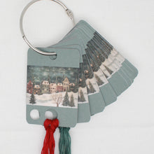 Christmas Village Floss Cards.- Pack Of 20 Cards