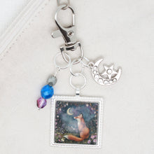 Night Fox Zipper Pull/Mini-Fob