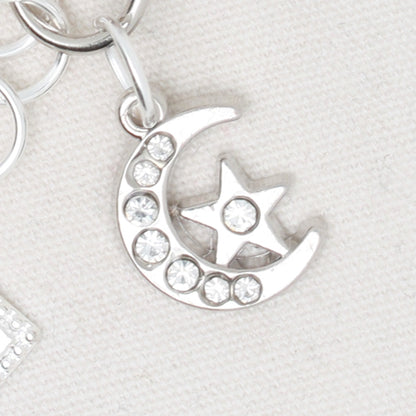 Night Raccoon Zipper Pull/ Mini- Fob