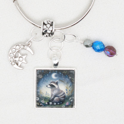 Night Raccoon Floss Ring