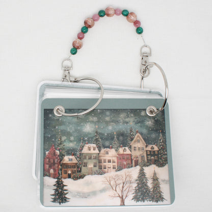 Christmas Village  Floss Bag Book