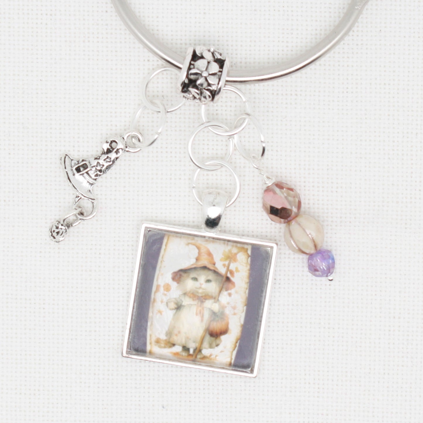 Witch Kitty Floss Ring