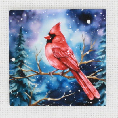 Winter Cardinal Needle Minder